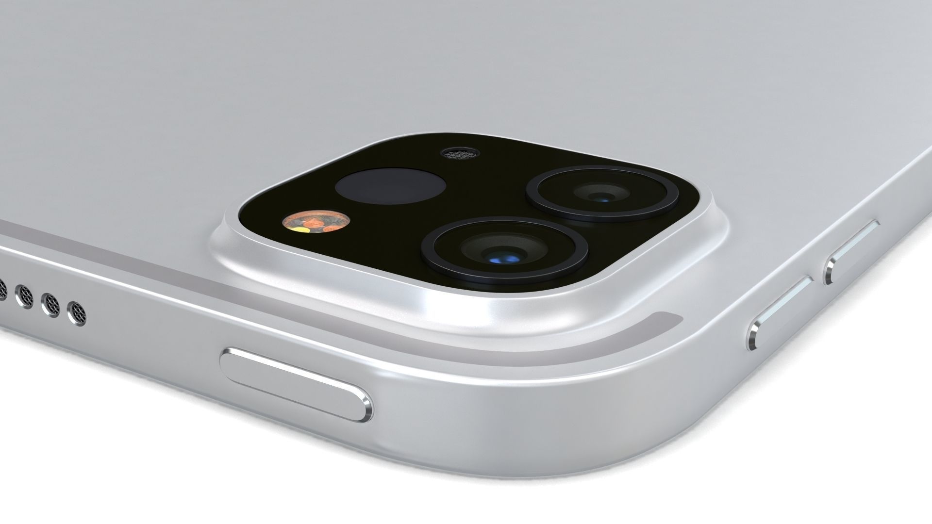 Apple iPad Pro 11 2022 All Colors with Pencil Low-poly 3D model_9