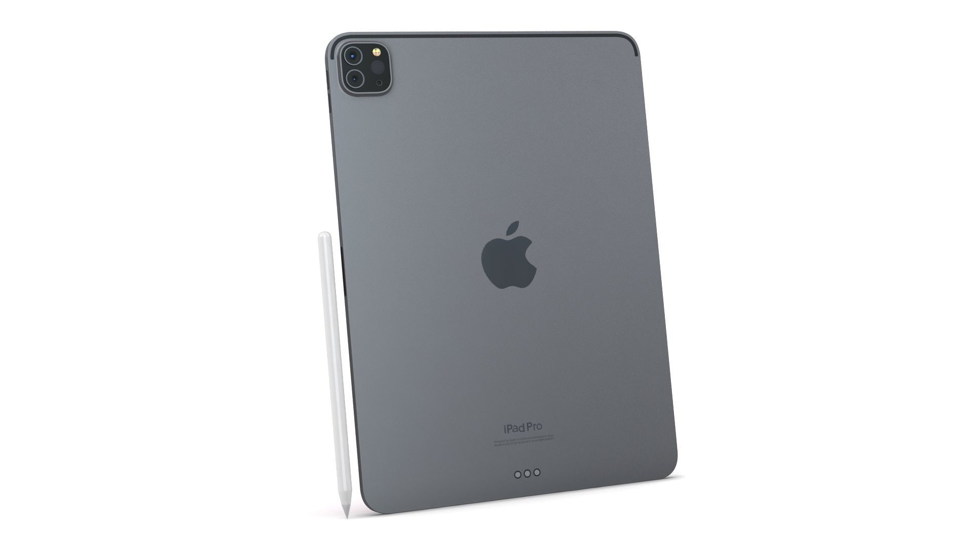 Apple iPad Pro 11 2022 All Colors with Pencil Low-poly 3D model_17