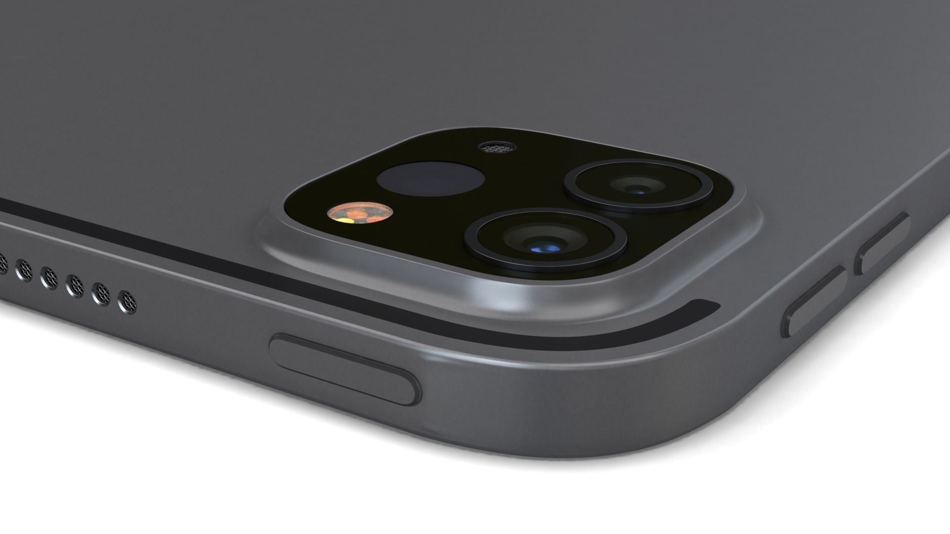 Apple iPad Pro 11 2022 All Colors with Pencil Low-poly 3D model_24