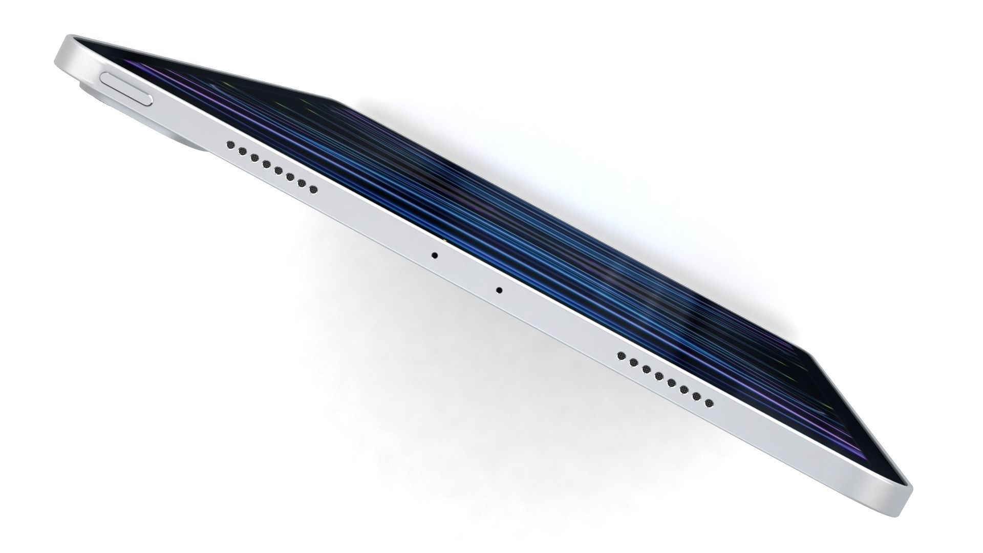 Apple iPad Pro 11 2022 All Colors with Pencil Low-poly 3D model_14