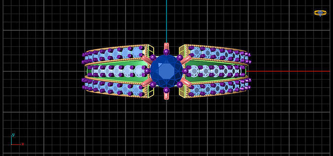 rings 3D print model