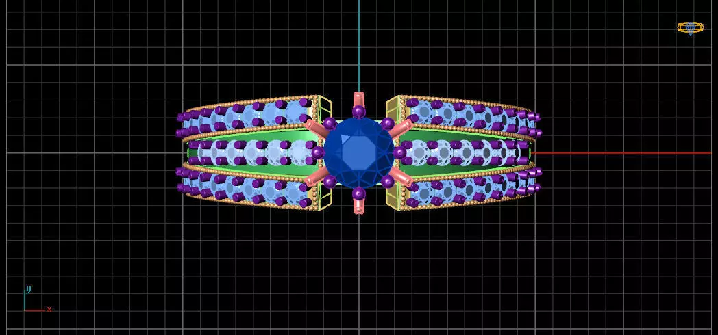 rings 3D print model_0