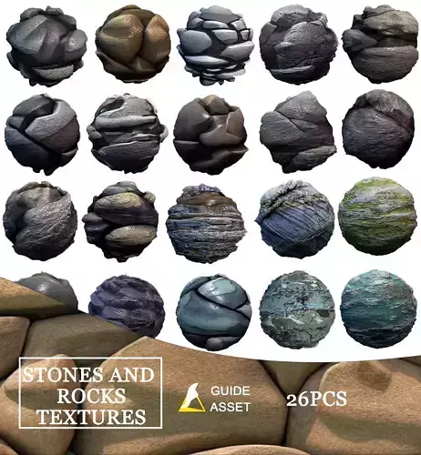Stones and Rocks Texture Pack