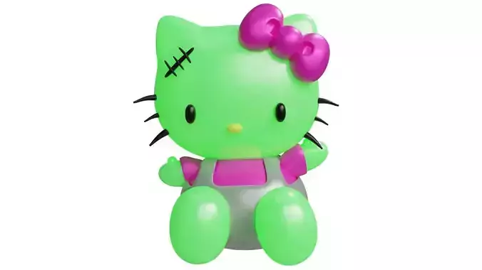 Hello Kitty Frankenstein Halloween