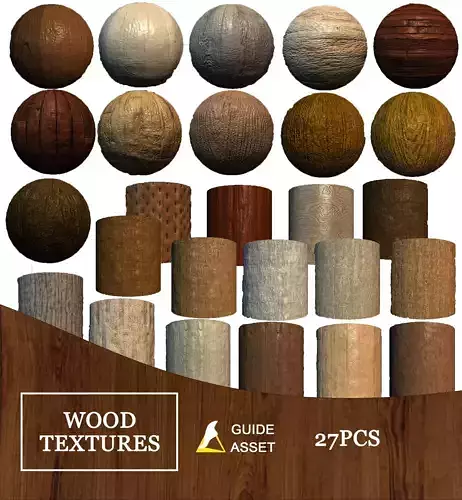 Wood PBR Textures Package