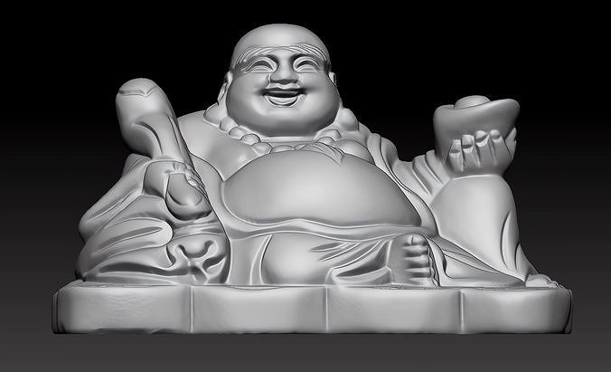 Maitreya - Happy Buddha - Laughing Buddha - Budai 3D model 3D model