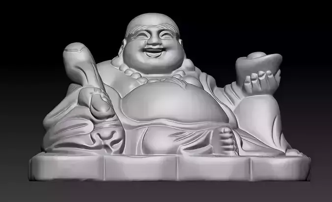 Maitreya - Happy Buddha - Laughing Buddha - Budai 3D model