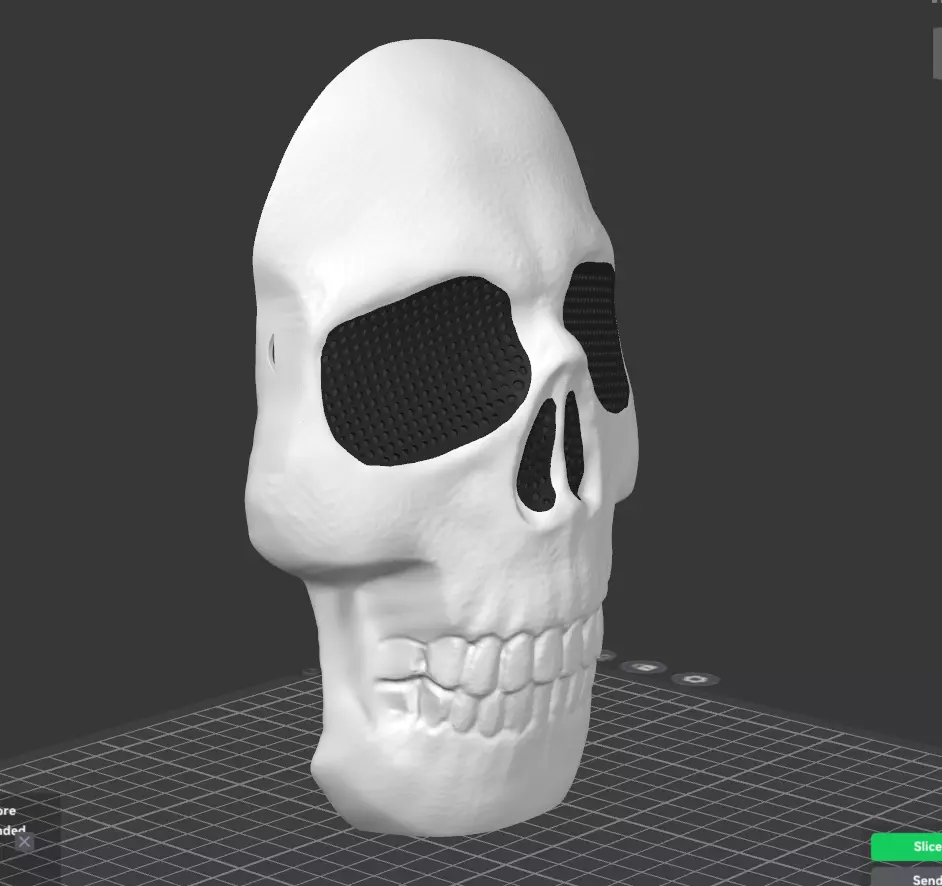 Skull mask 3D print model_10