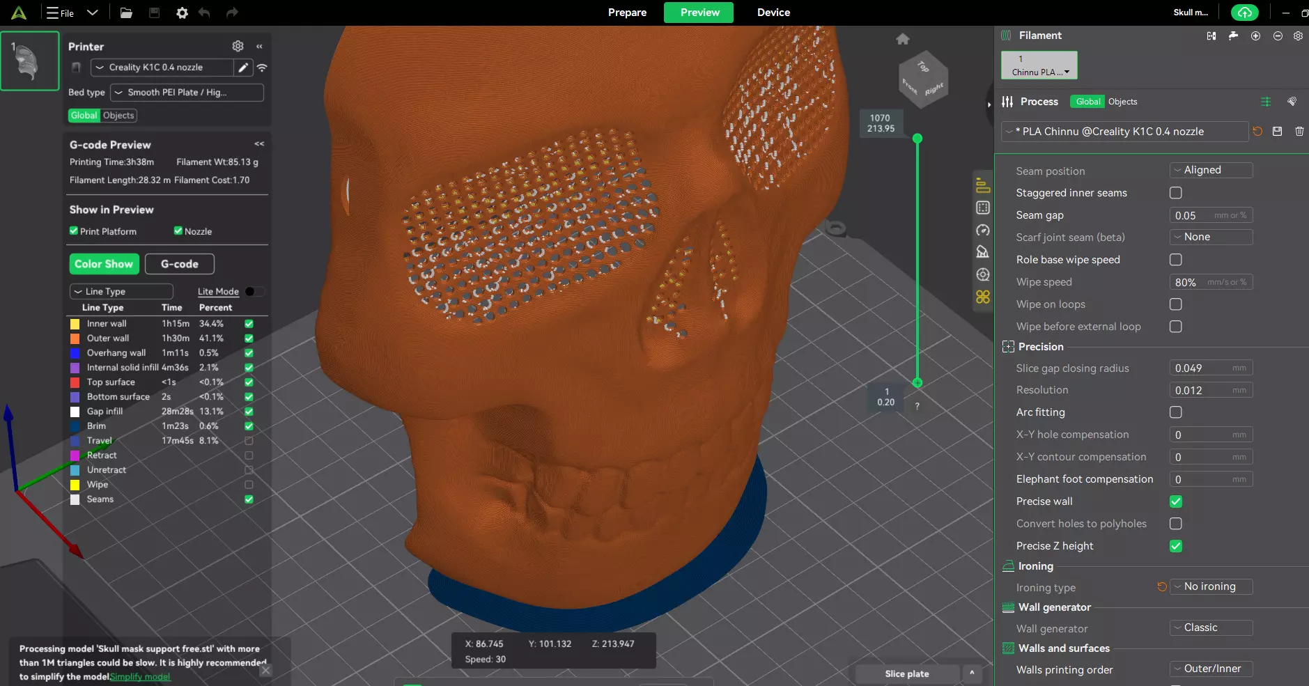 Skull mask 3D print model_11