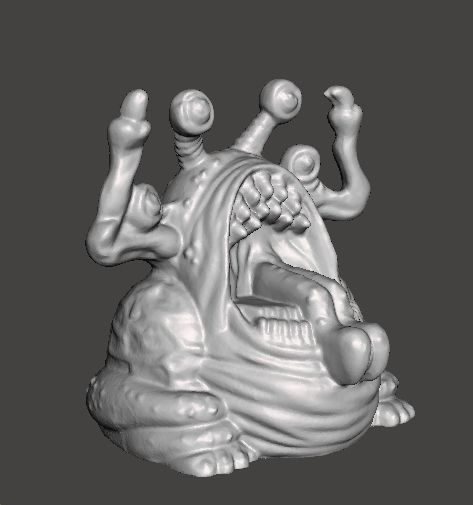 TRASHBAG BUNCH MUCKOID 1991 PVC FIGURE MINIATURE TOY 3D print model_4