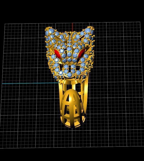 RING TIGER 3D print model_1