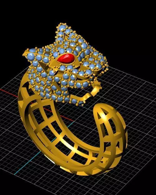 RING TIGER 3D print model_0