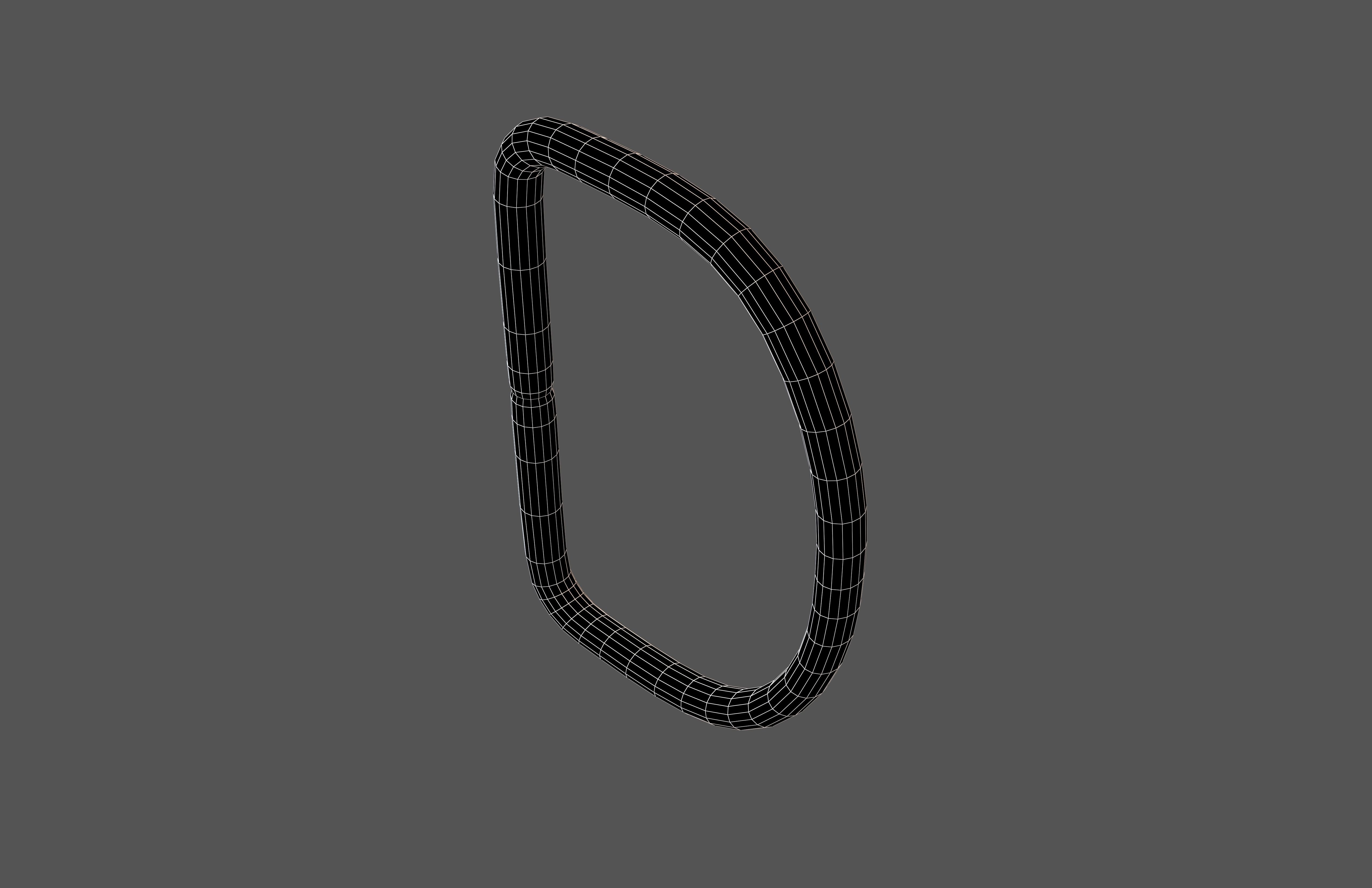 D Ring V1 002 Low-poly 3D model_6