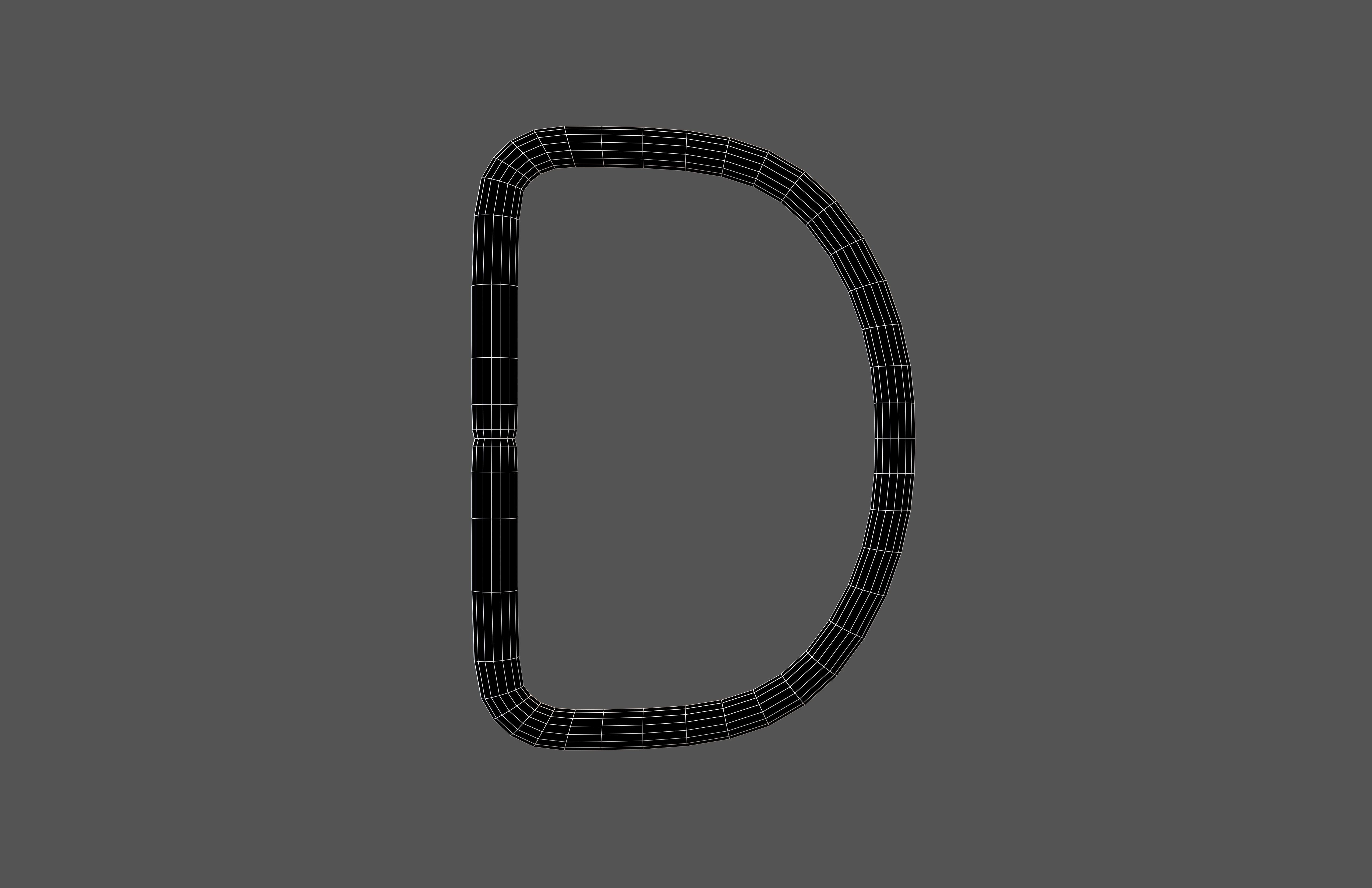 D Ring V1 002 Low-poly 3D model_5