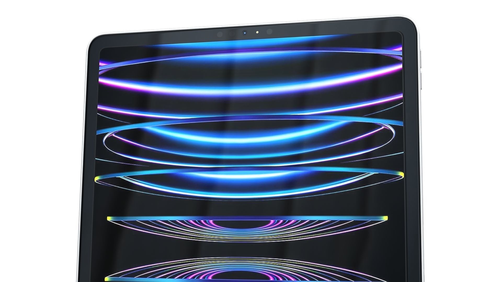 Apple iPad Pro 12-9  2022 All Colors with Pencil Low-poly 3D model_31