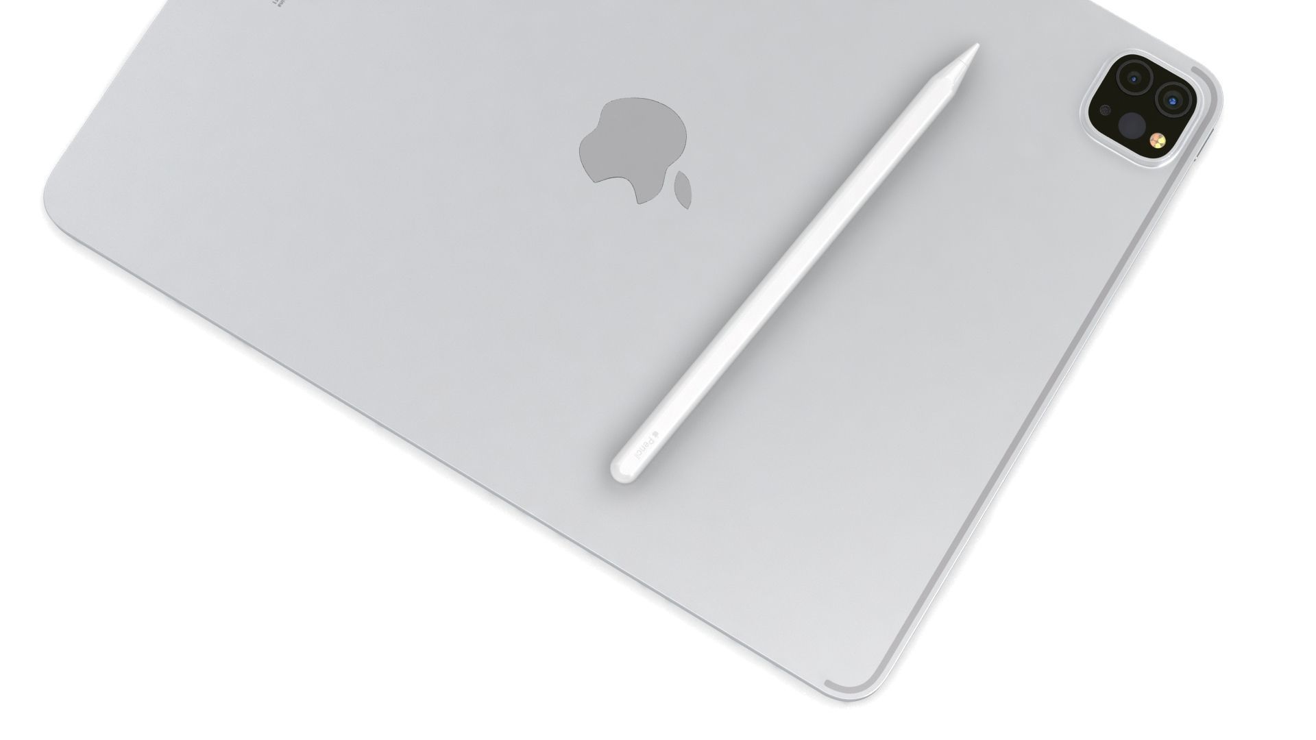 Apple iPad Pro 12-9  2022 All Colors with Pencil Low-poly 3D model_23