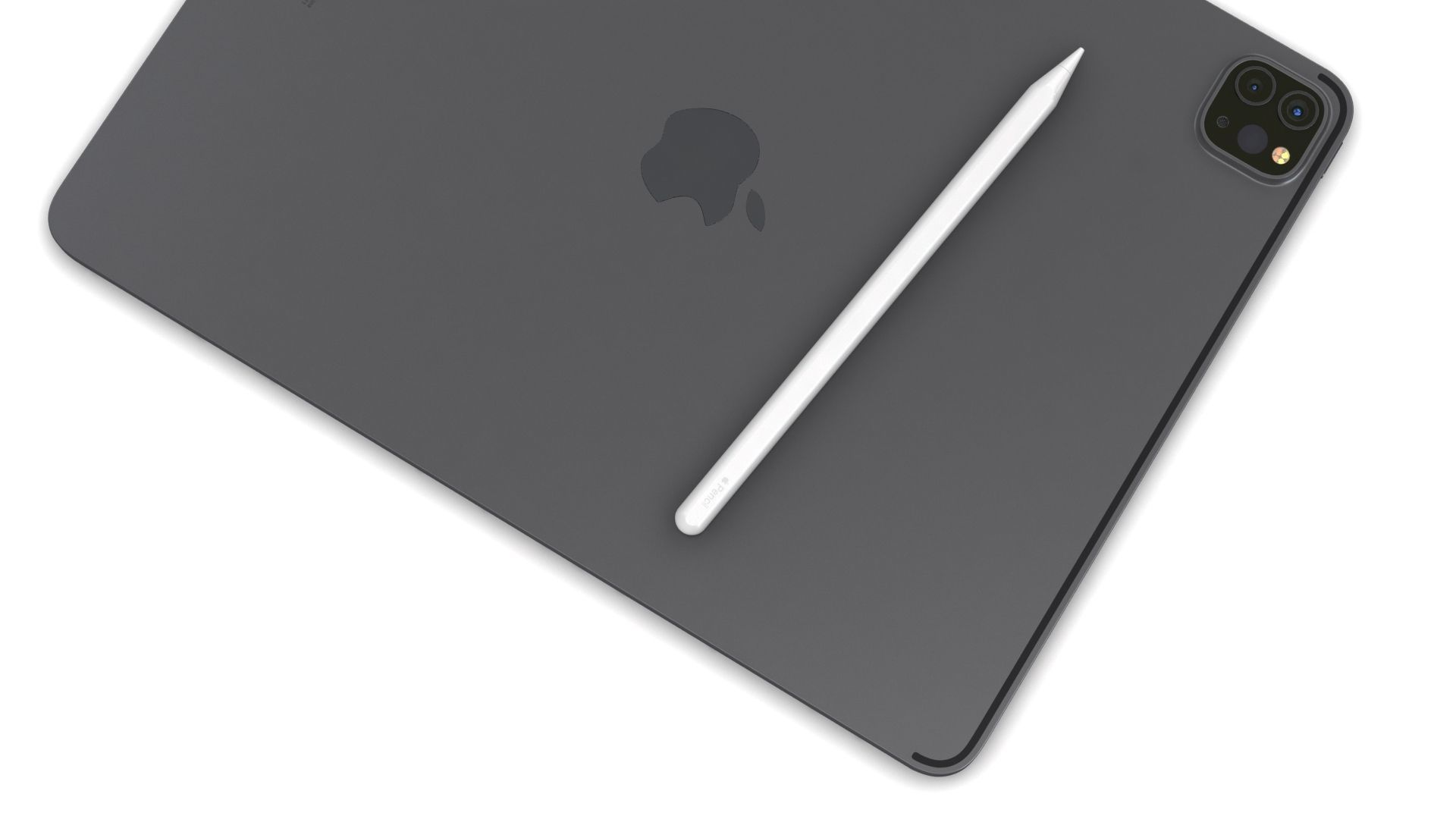 Apple iPad Pro 12-9  2022 All Colors with Pencil Low-poly 3D model_8