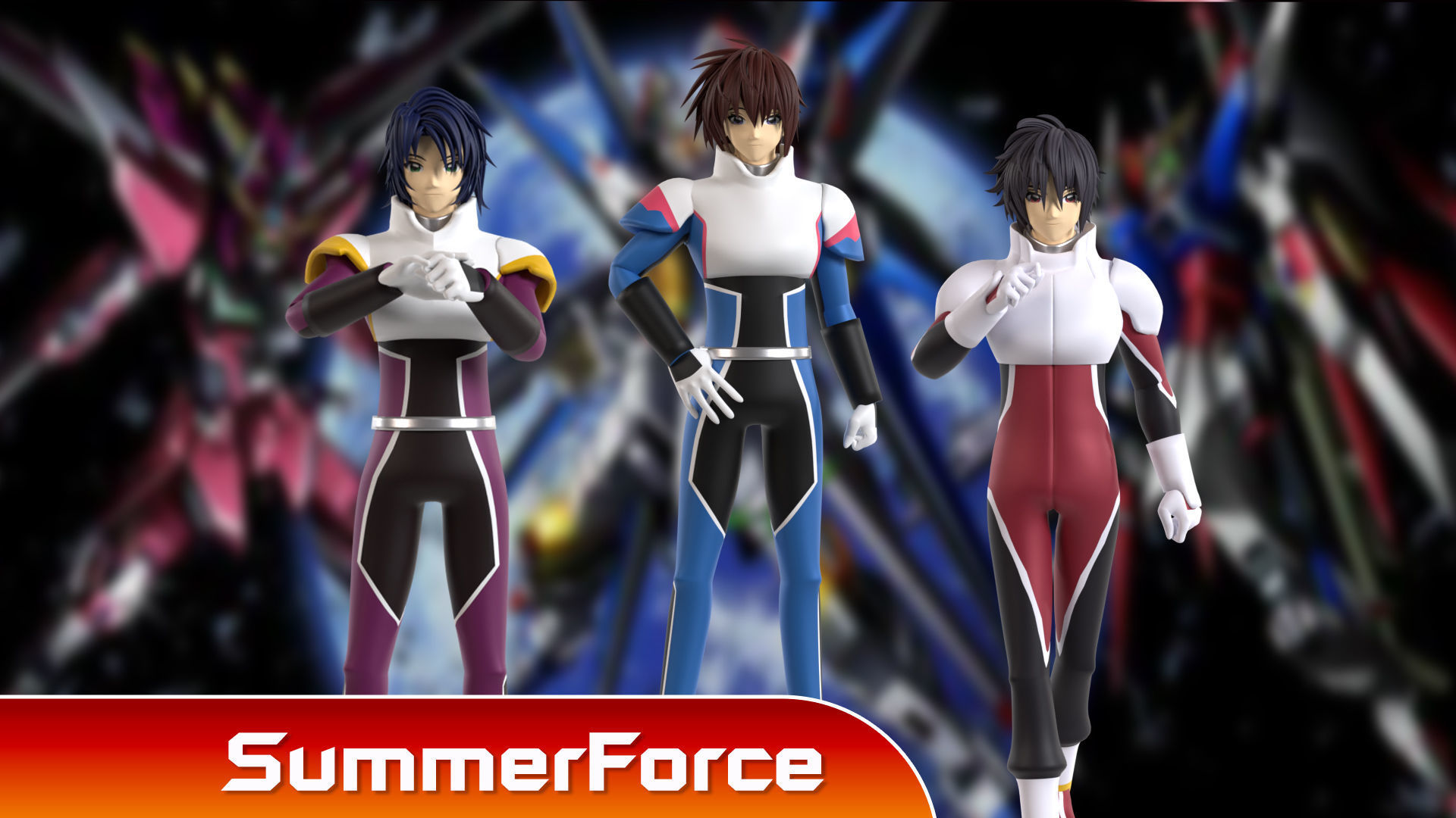 Kira Yamato - Gundam Seed Destiny 3D model_5