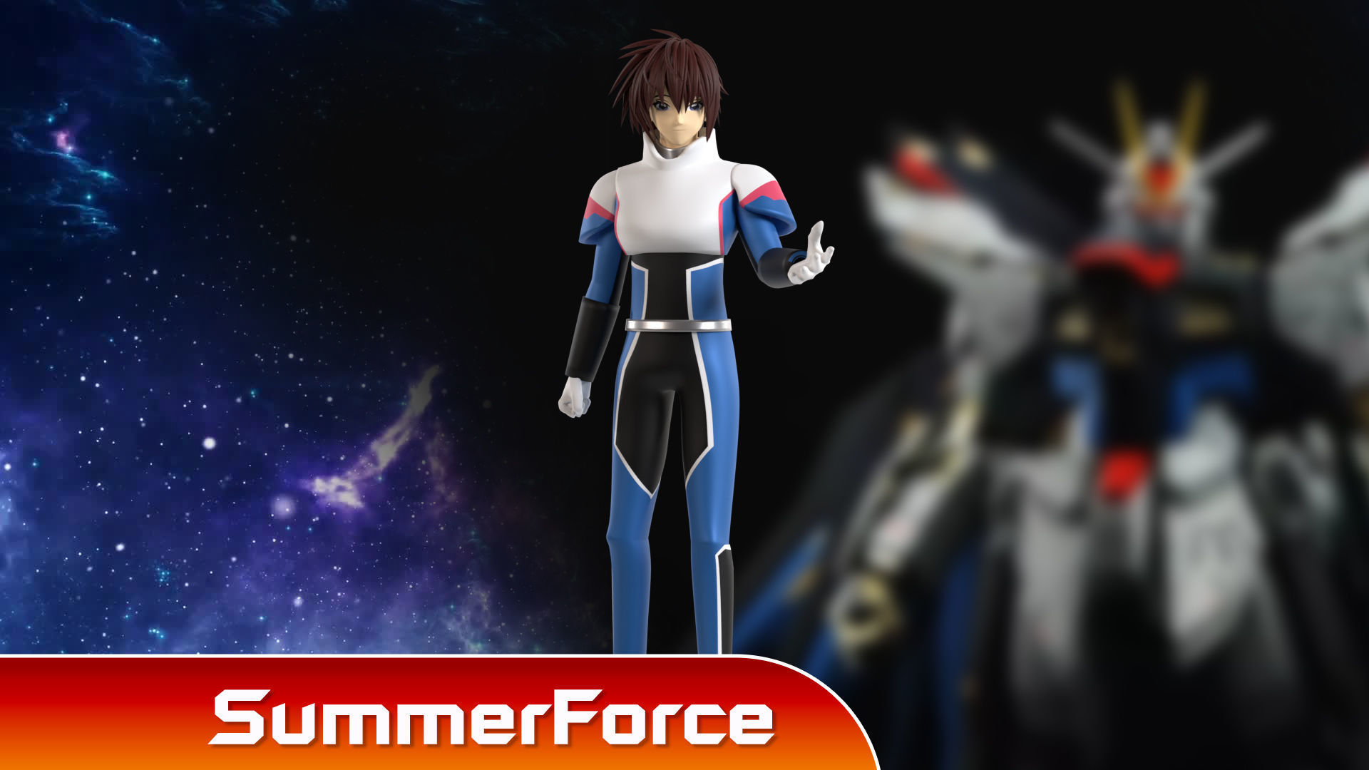 Kira Yamato - Gundam Seed Destiny 3D model_3