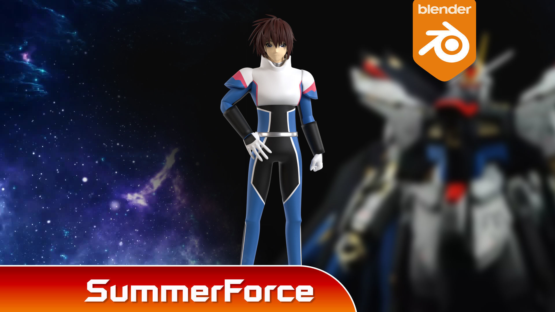 Kira Yamato - Gundam Seed Destiny 3D model_2