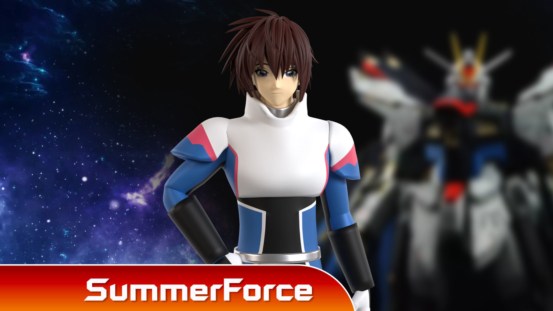 Kira Yamato - Gundam Seed Destiny 3D model_1