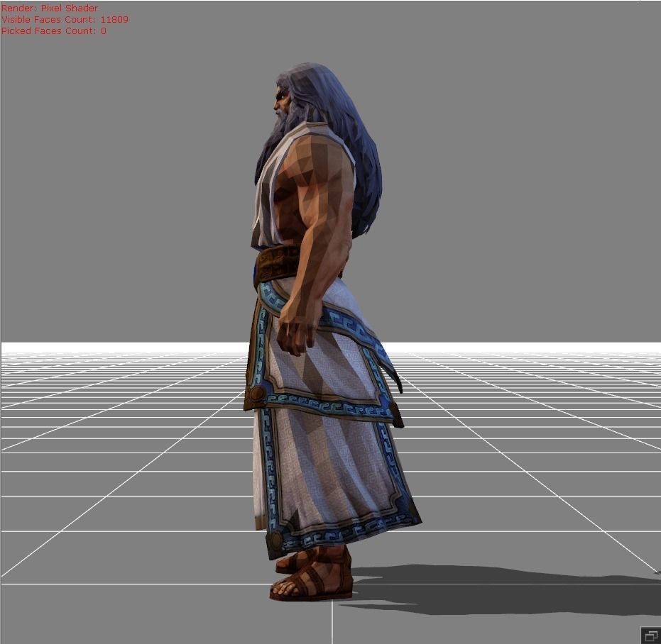 3D model Zeus Gates Olympus VR / AR / low-poly | CGTrader