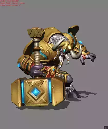 Minotaur Orbiter Skin  Low-poly 3D model