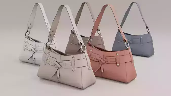 3D model handbag