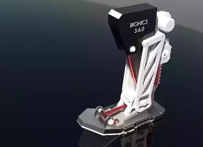 Prosthetic Robotic Leg 3D model