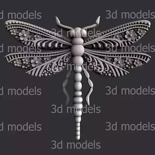 3d STL models for CNC router dragonfly P480 3D model