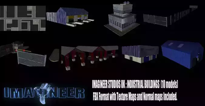 Industrial buildings pack