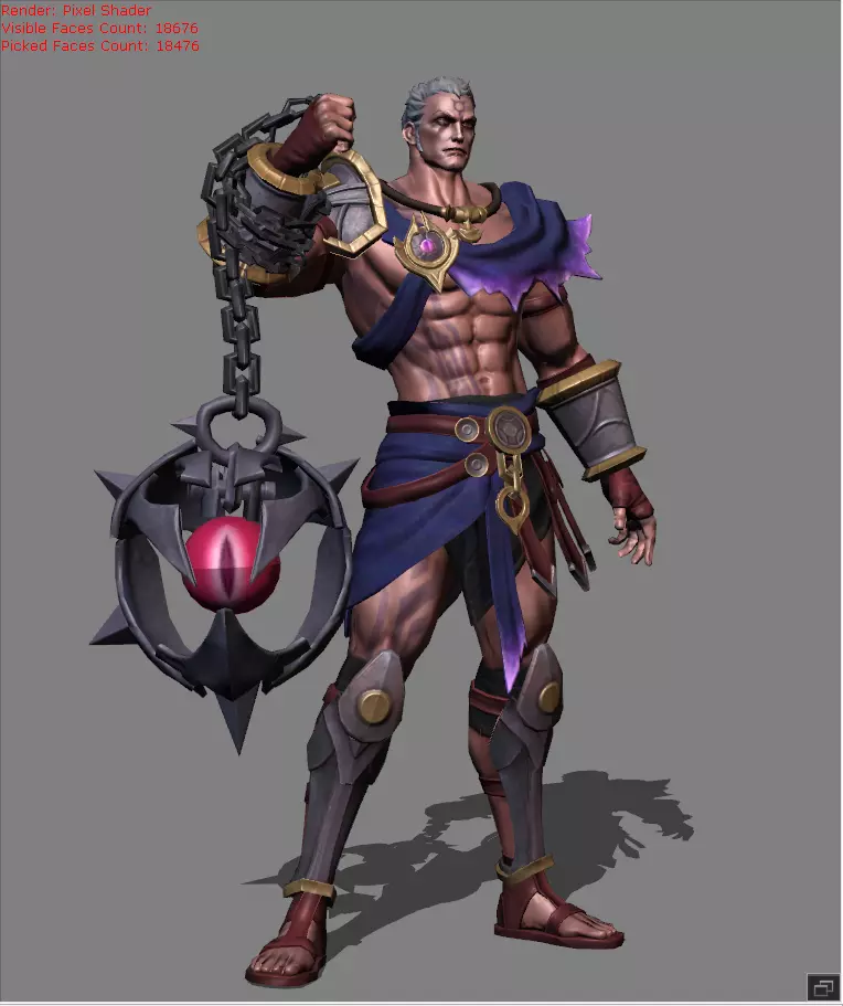 Phoveus Shadow of Dread Low-poly 3D model