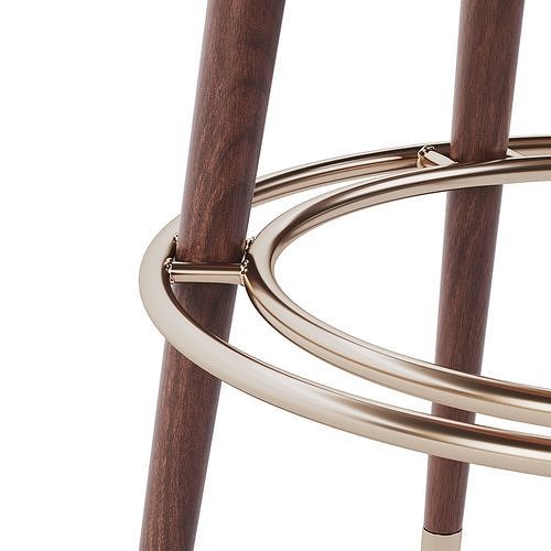Betsy Bar Chair 3D model 3