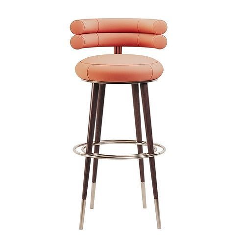 Betsy Bar Chair 3D model 2