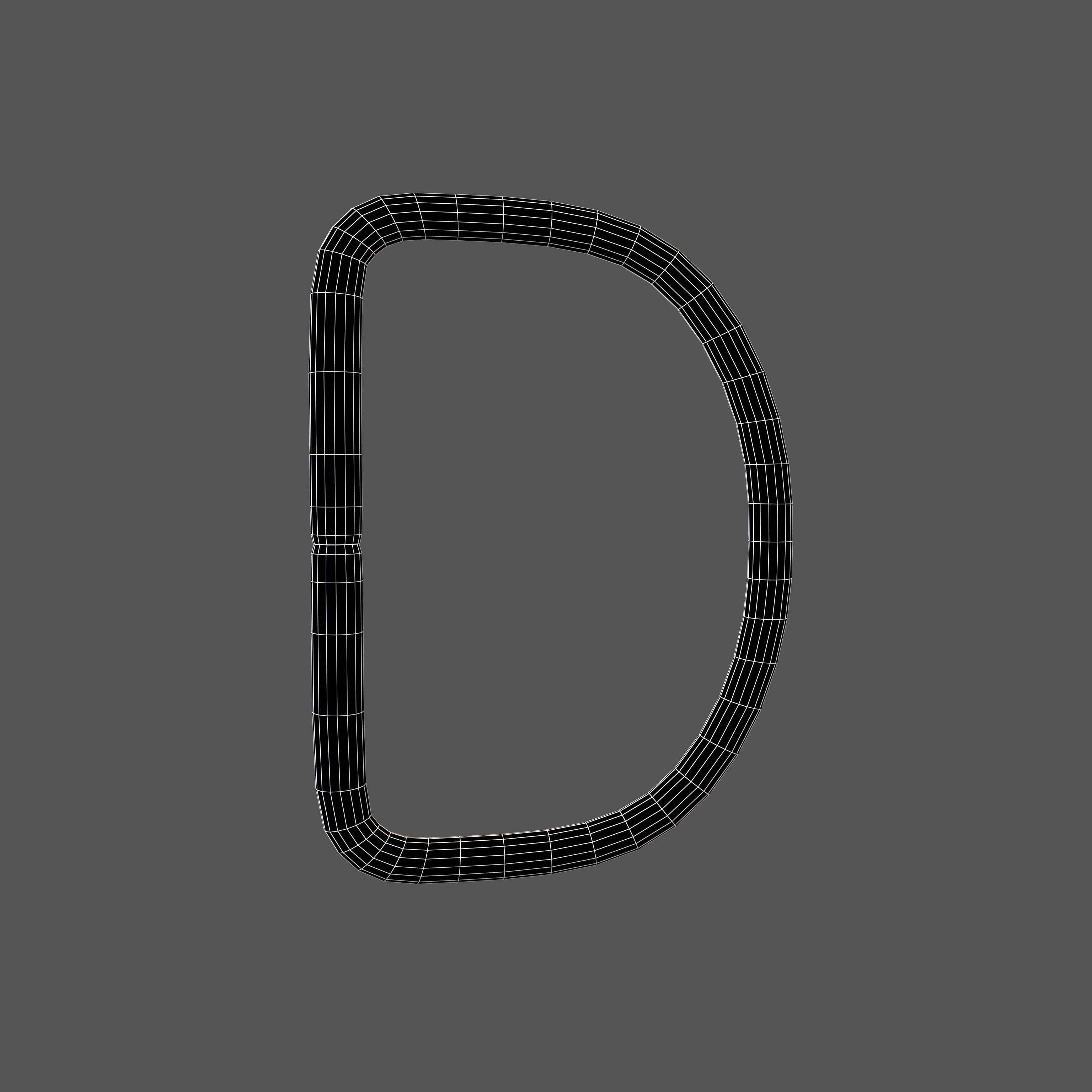 D Ring V1 004 Low-poly 3D model_12