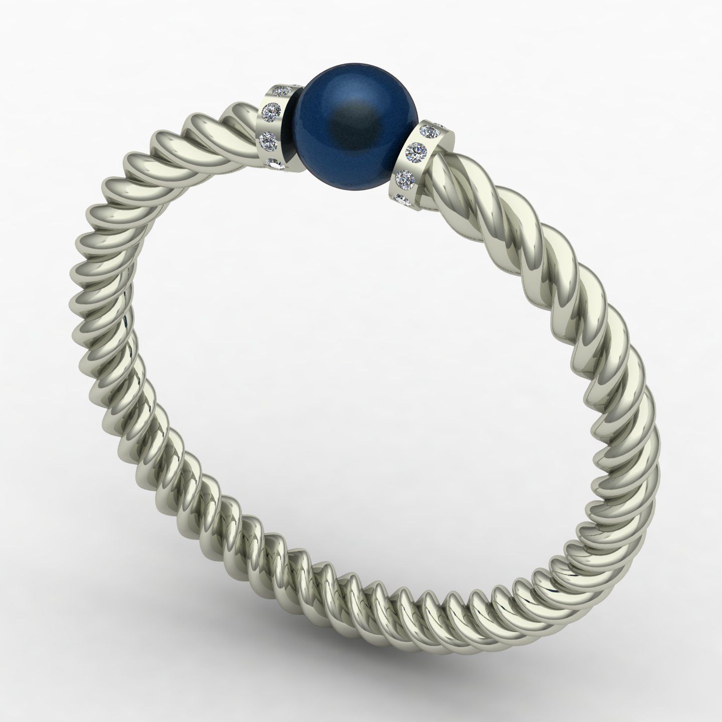 woman ring 6 3D print model_7