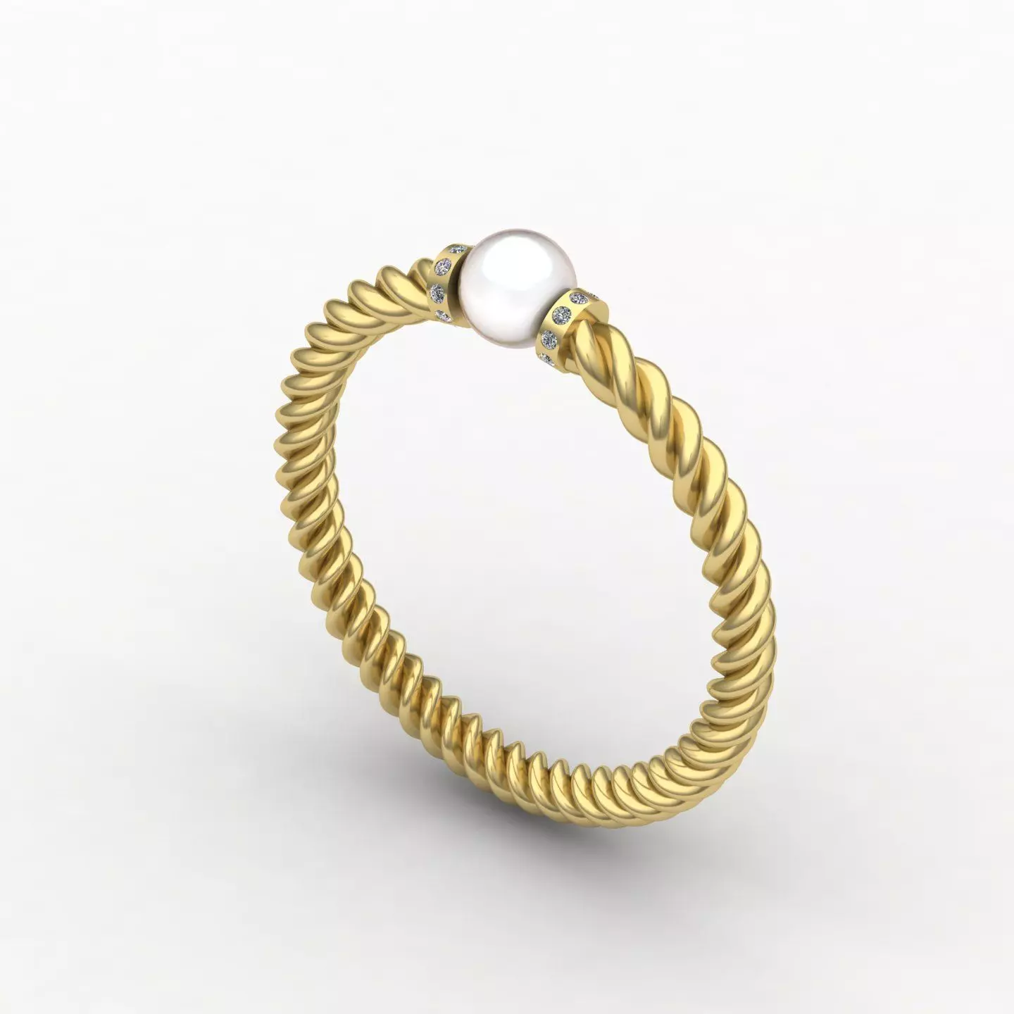 woman ring 6 3D print model_0