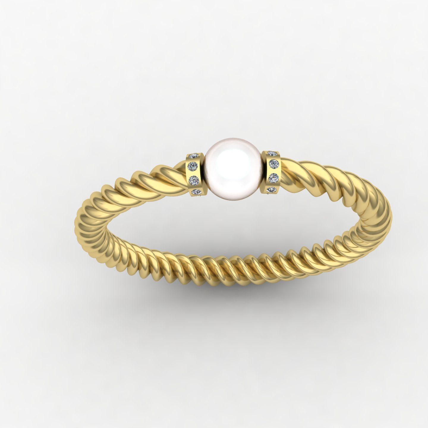 woman ring 6 3D print model_4