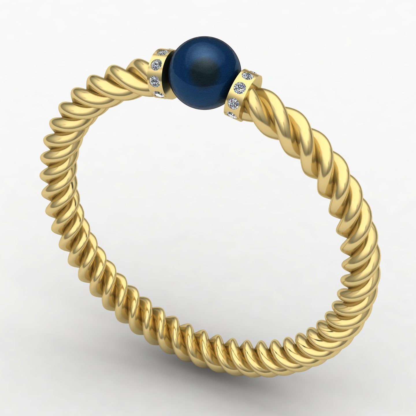 woman ring 6 3D print model_8