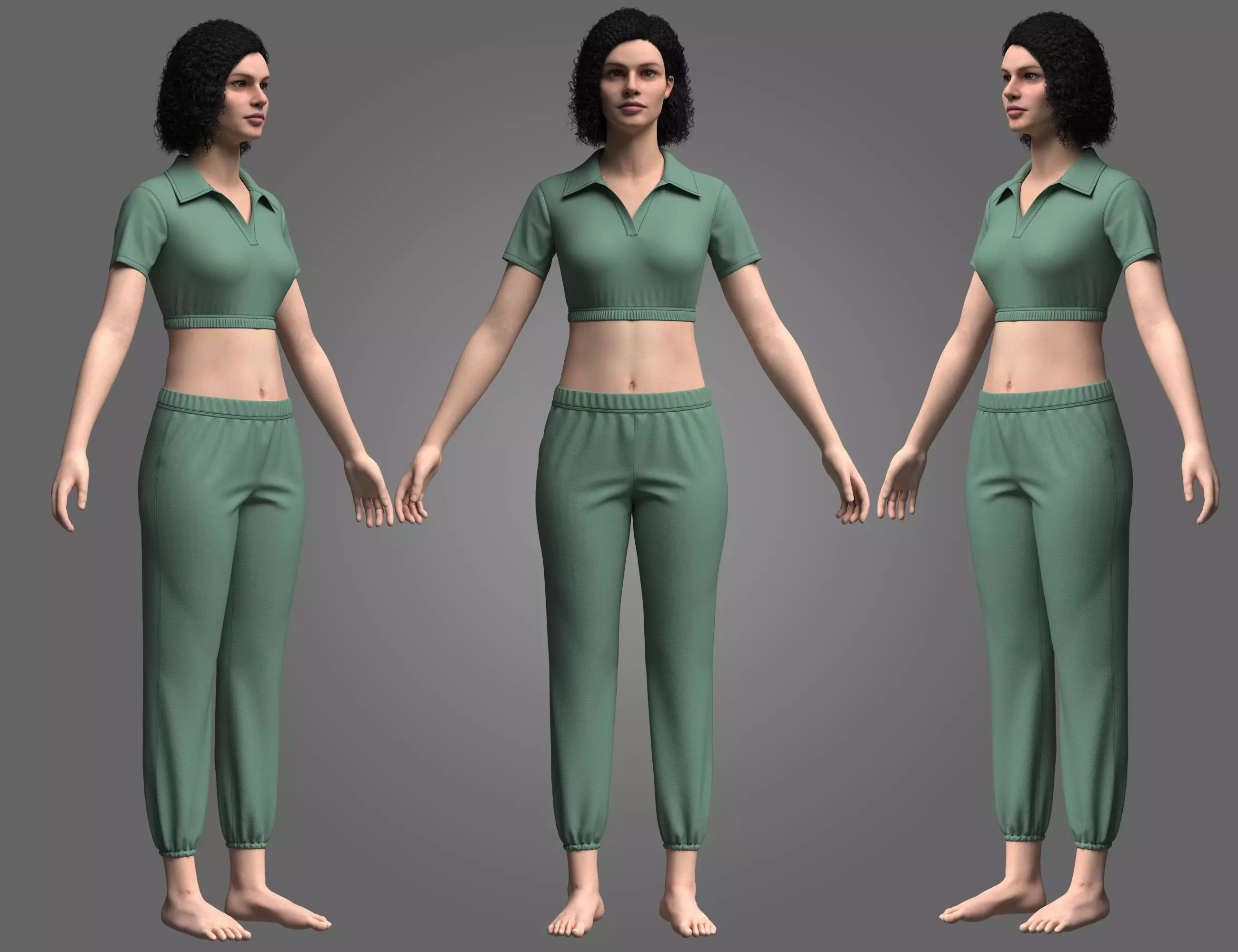 Casual Outfit 3d Model 3D model