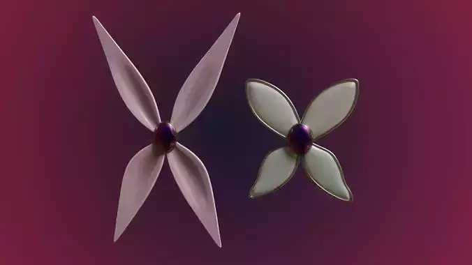 Butterfly Miraculous  Moth Brooch ladybug 3D print model