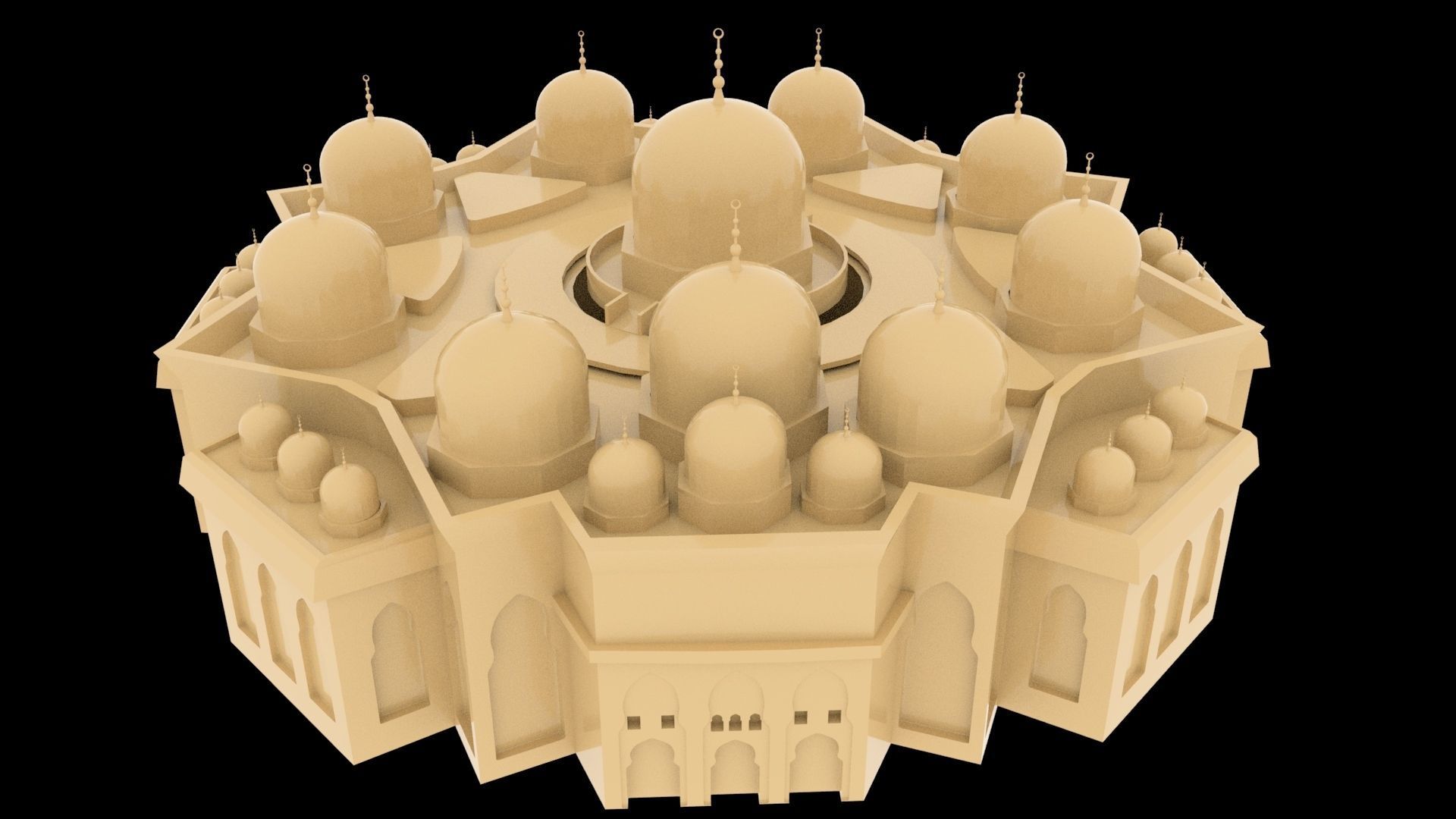 Holy Quran Academy in Sharjah 3D model_3