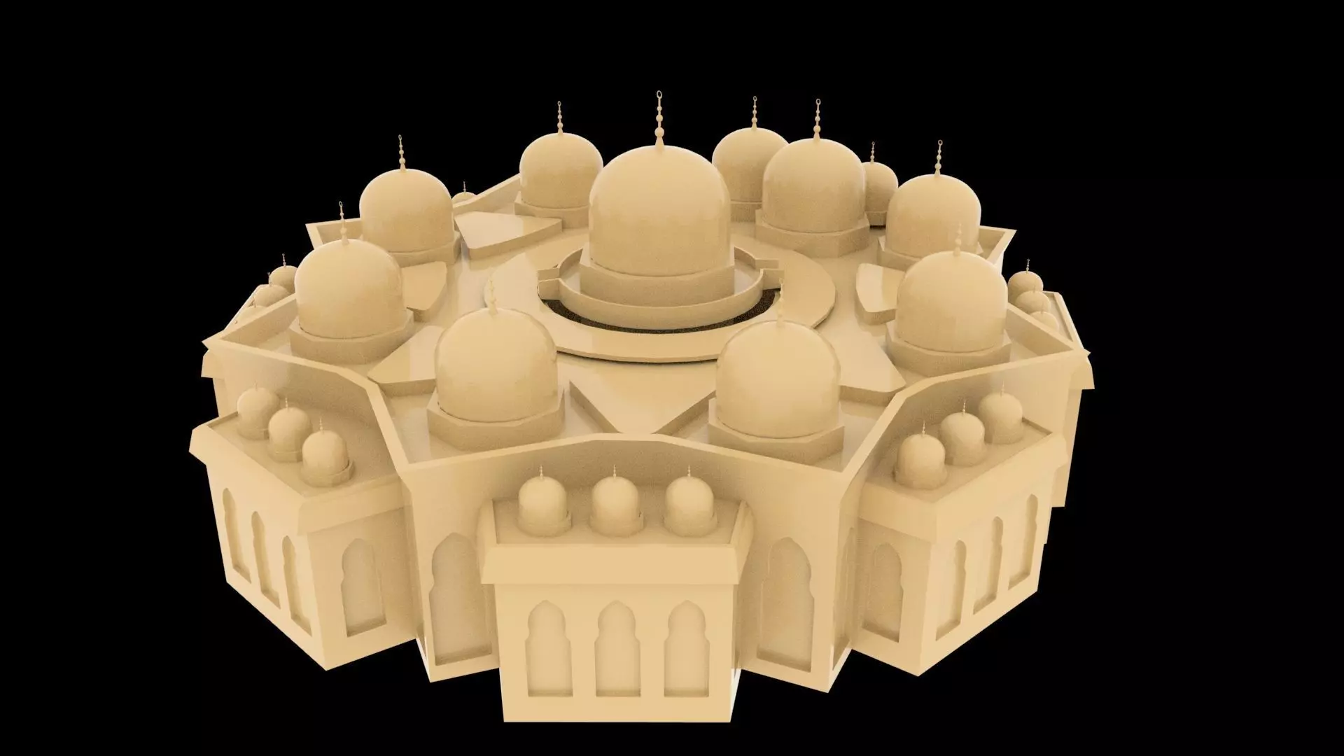 Holy Quran Academy in Sharjah 3D model_0