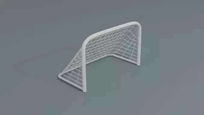 Mini Football Goal Net Low-poly 3D model