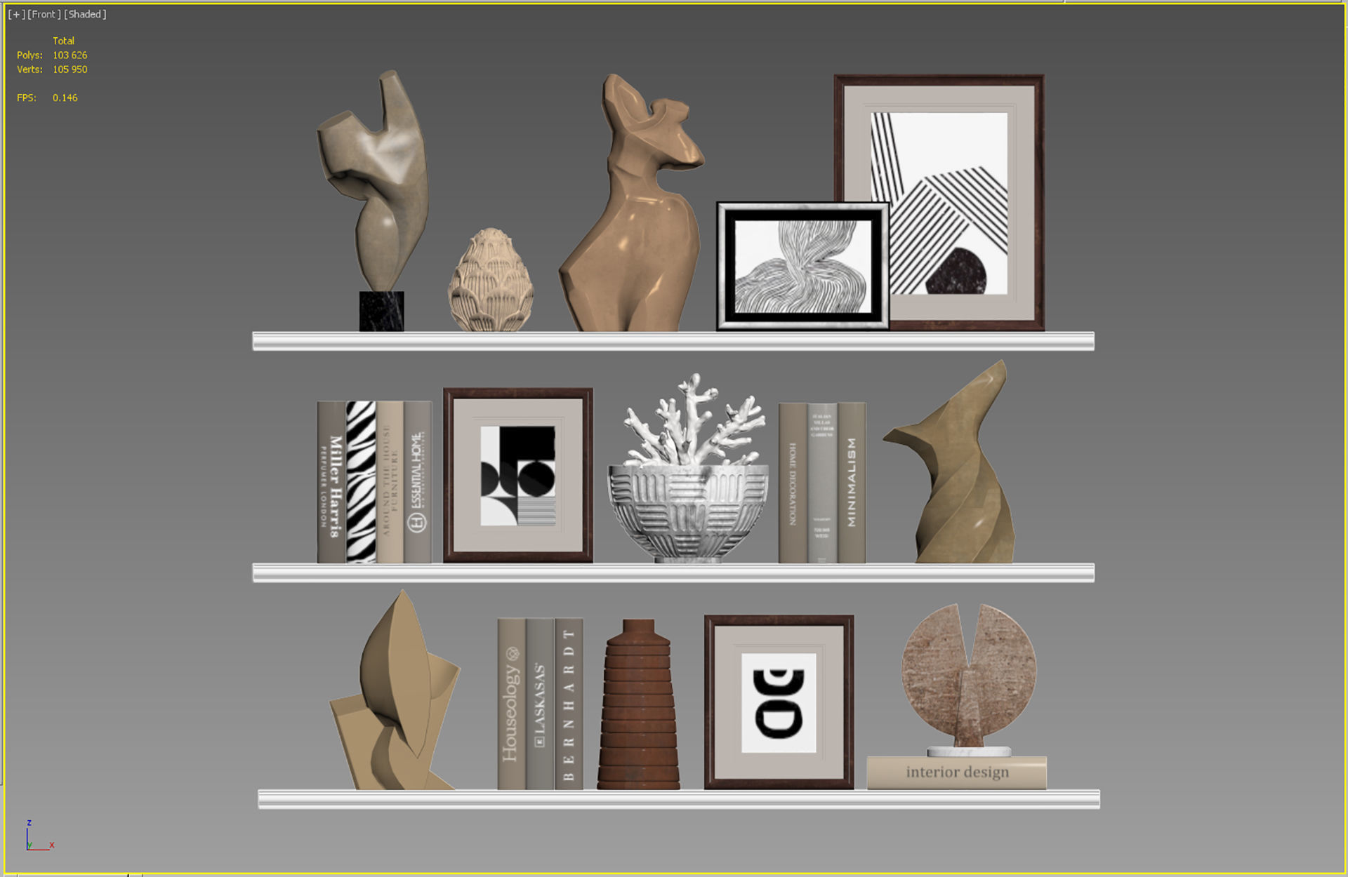 Decor Set 206 3D model_5