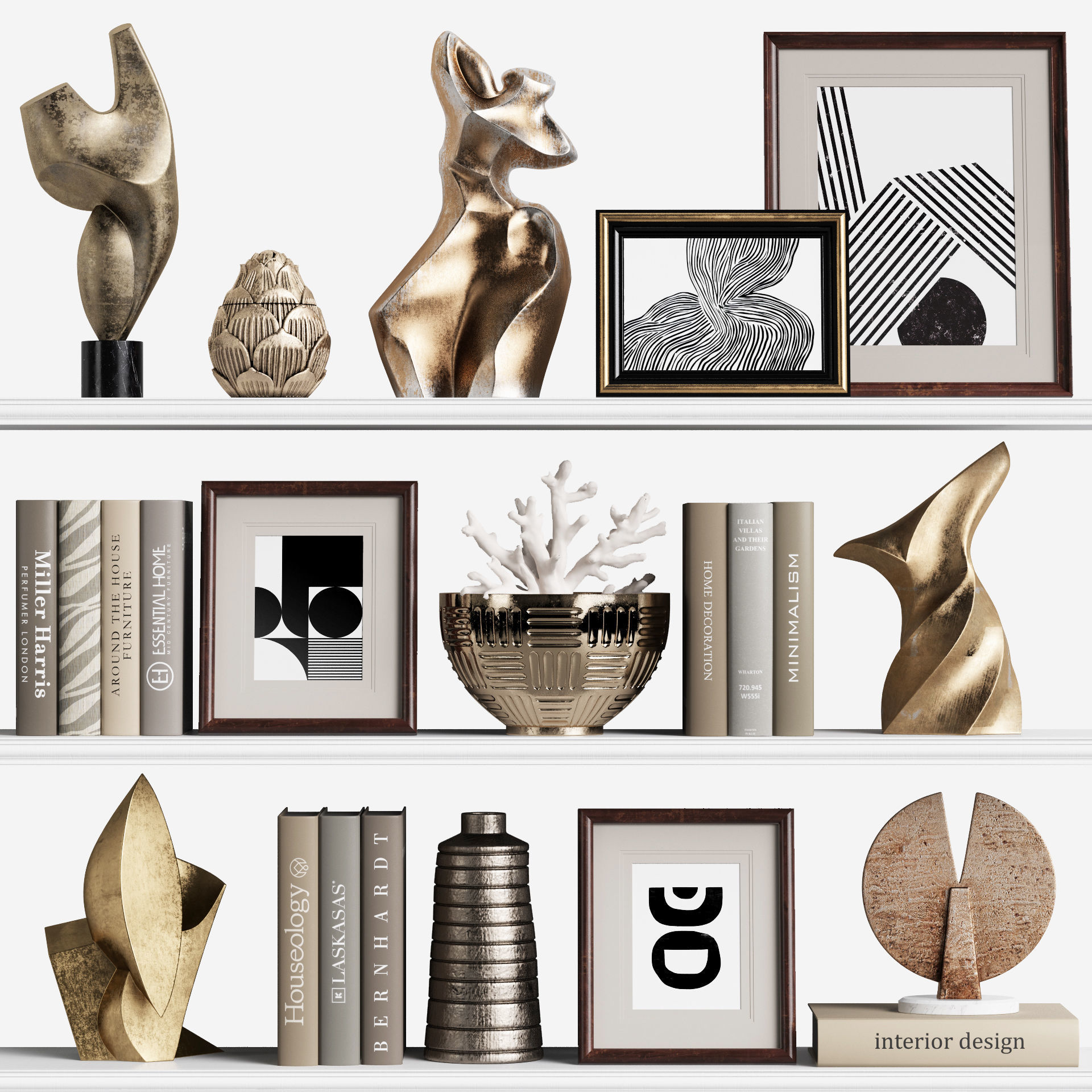 Decor Set 206 3D model_1