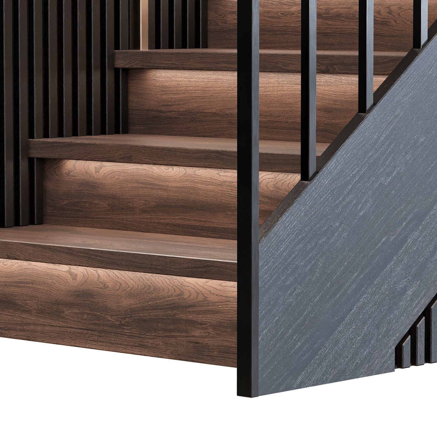 Stair modern 7 3D model_4