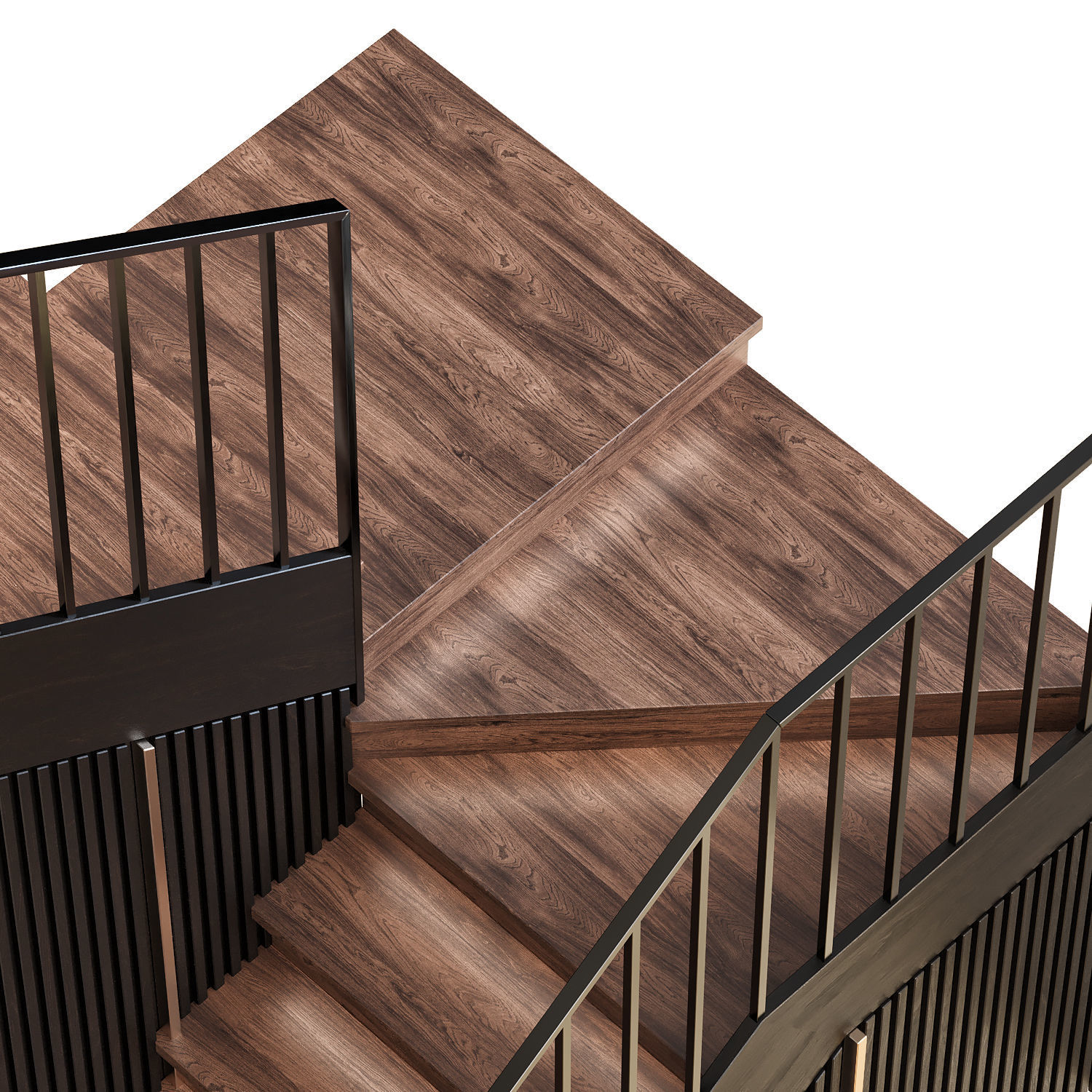Stair modern 7 3D model_6