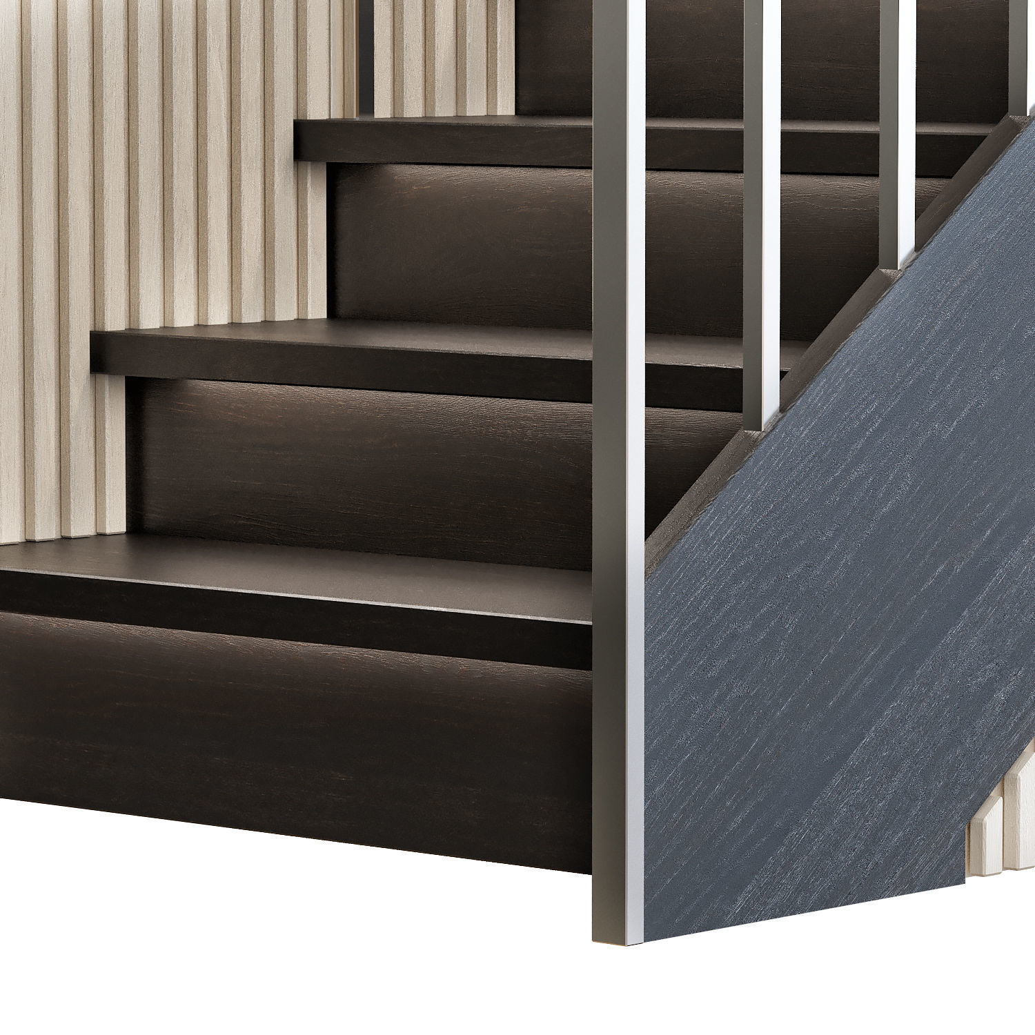 Stair modern 7 3D model_3