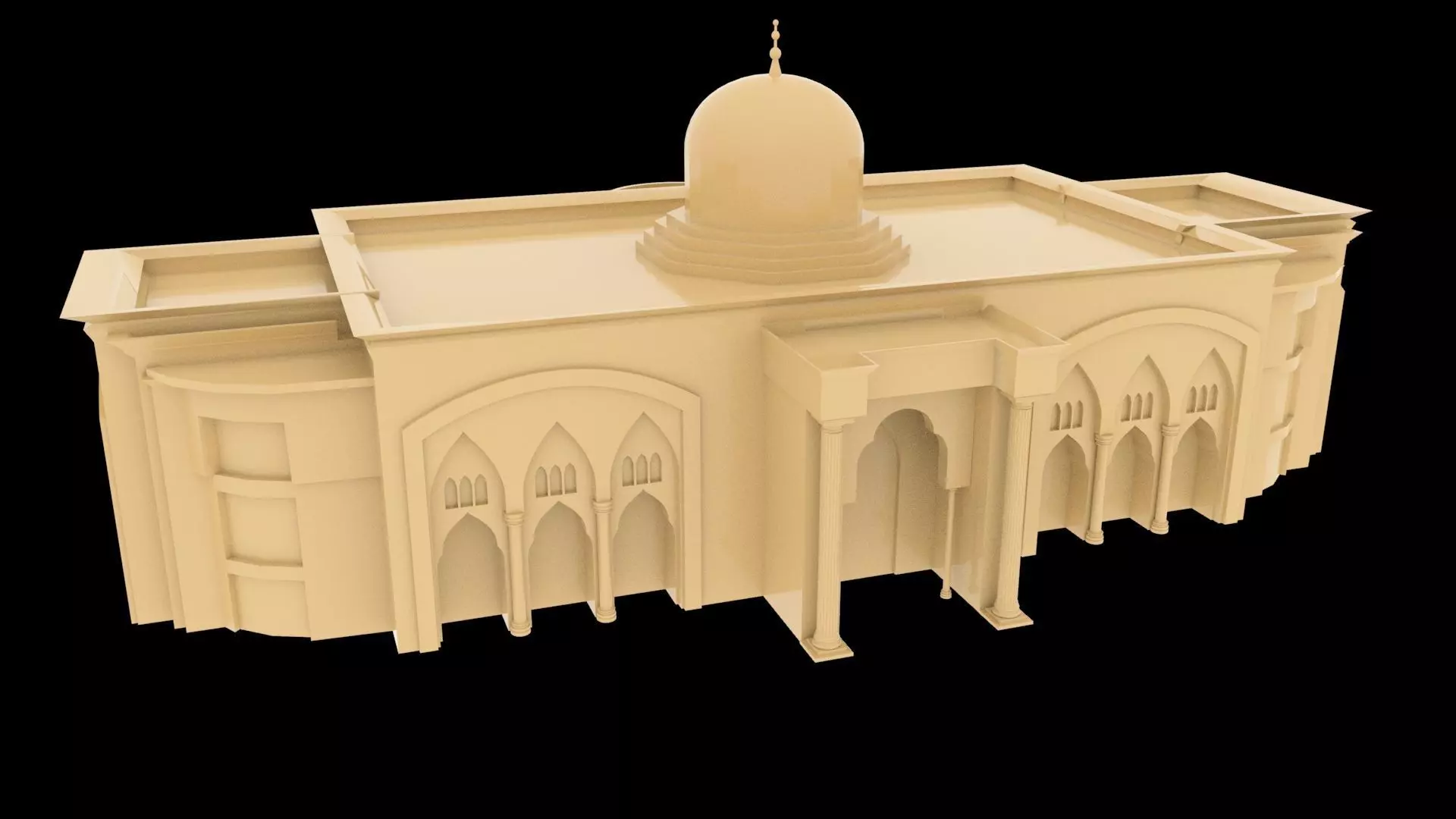 Sharjah Finance Department 3D model_0